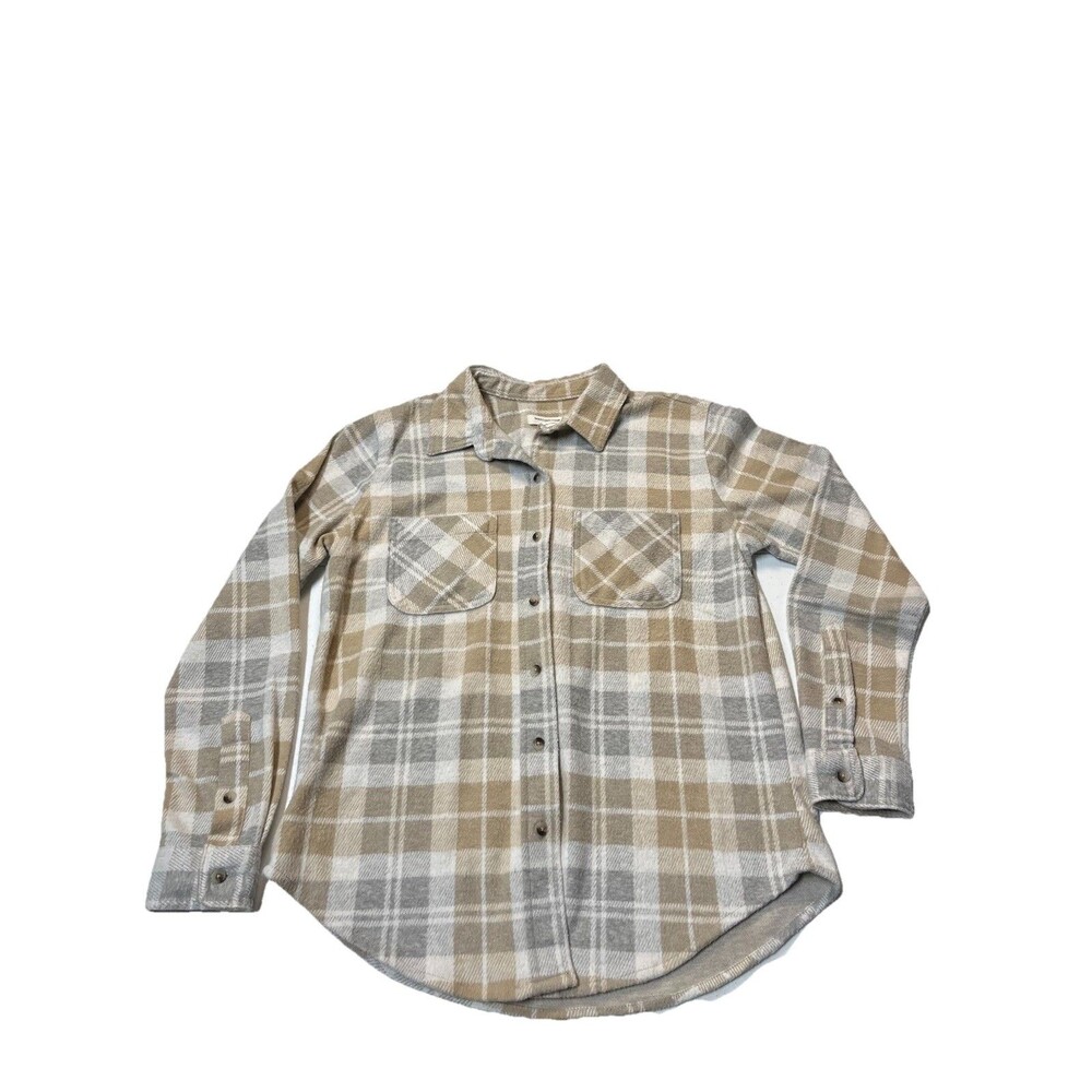 Women's Beachlunchlounge Flannel Button Down - Size M